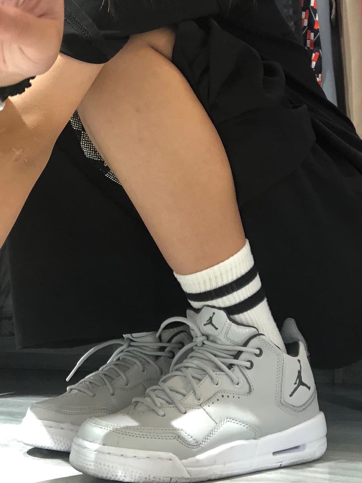 Jordan Courtside 23 GS Grey Fog - фото покупателя Наташа