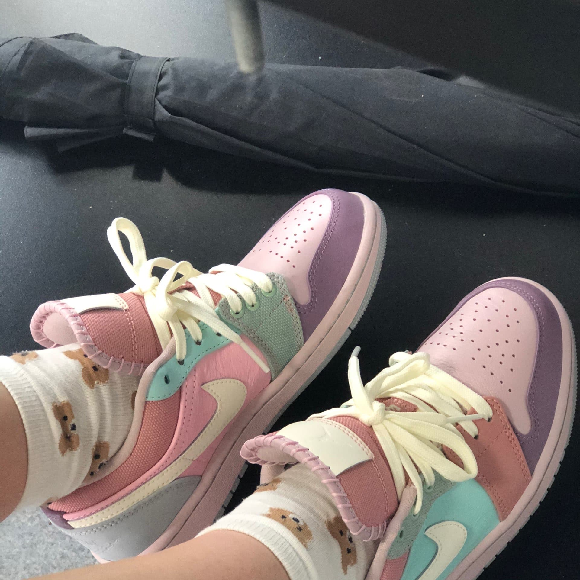 Jordan Air Jordan 1 low se "champagne" Logo - фото покупателя Алена