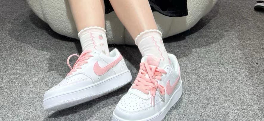 Nike Court Vision Low White Pink Glaze - фото покупателя Антонина