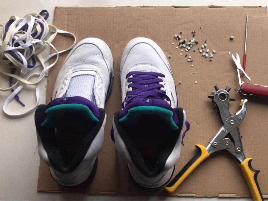 Jordan Air Jordan 5 Retro NRG Grape Fresh Prince - фото покупателя Егор
