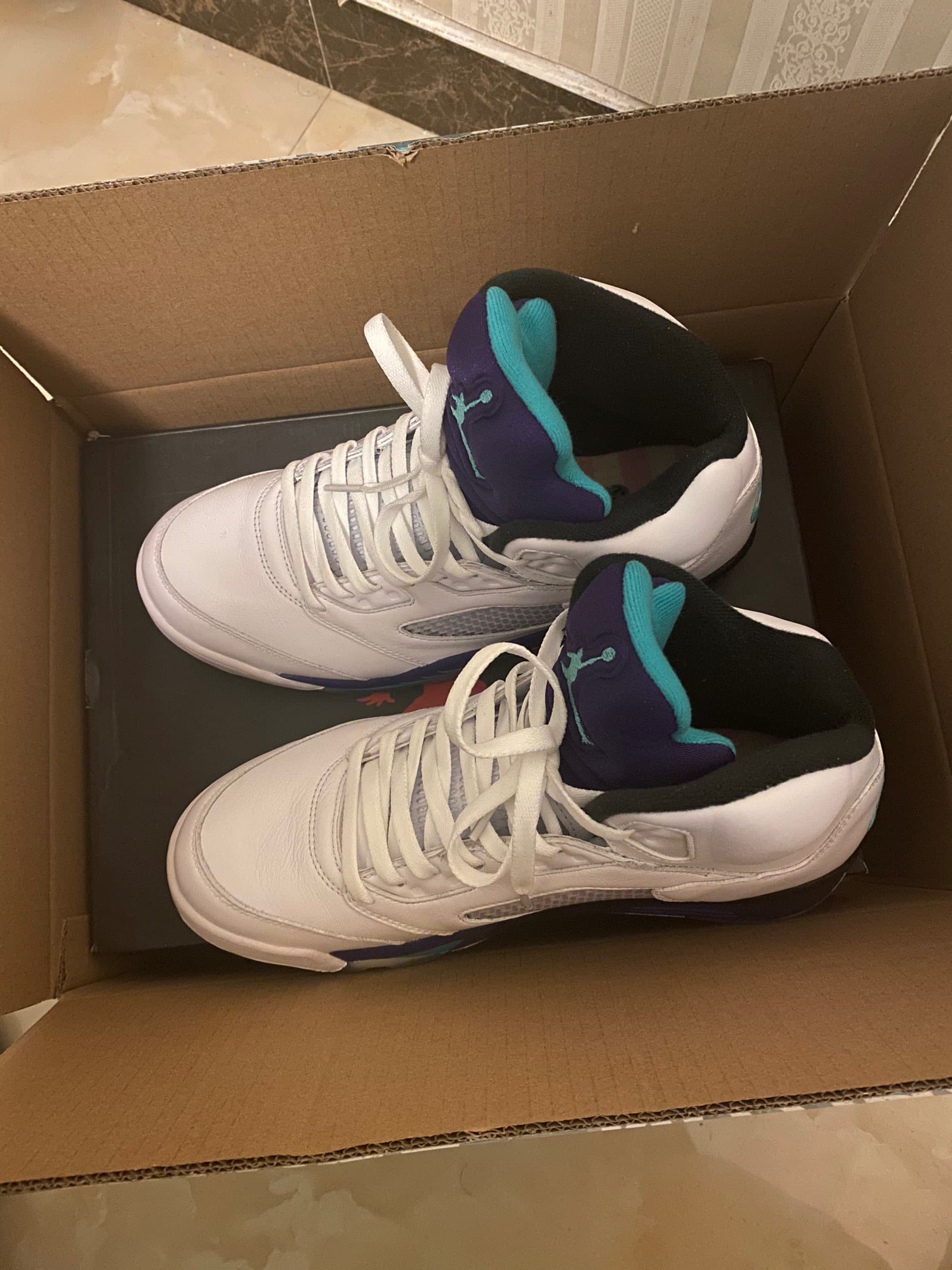 Jordan Air Jordan 5 Retro NRG Grape Fresh Prince - фото покупателя Руслан