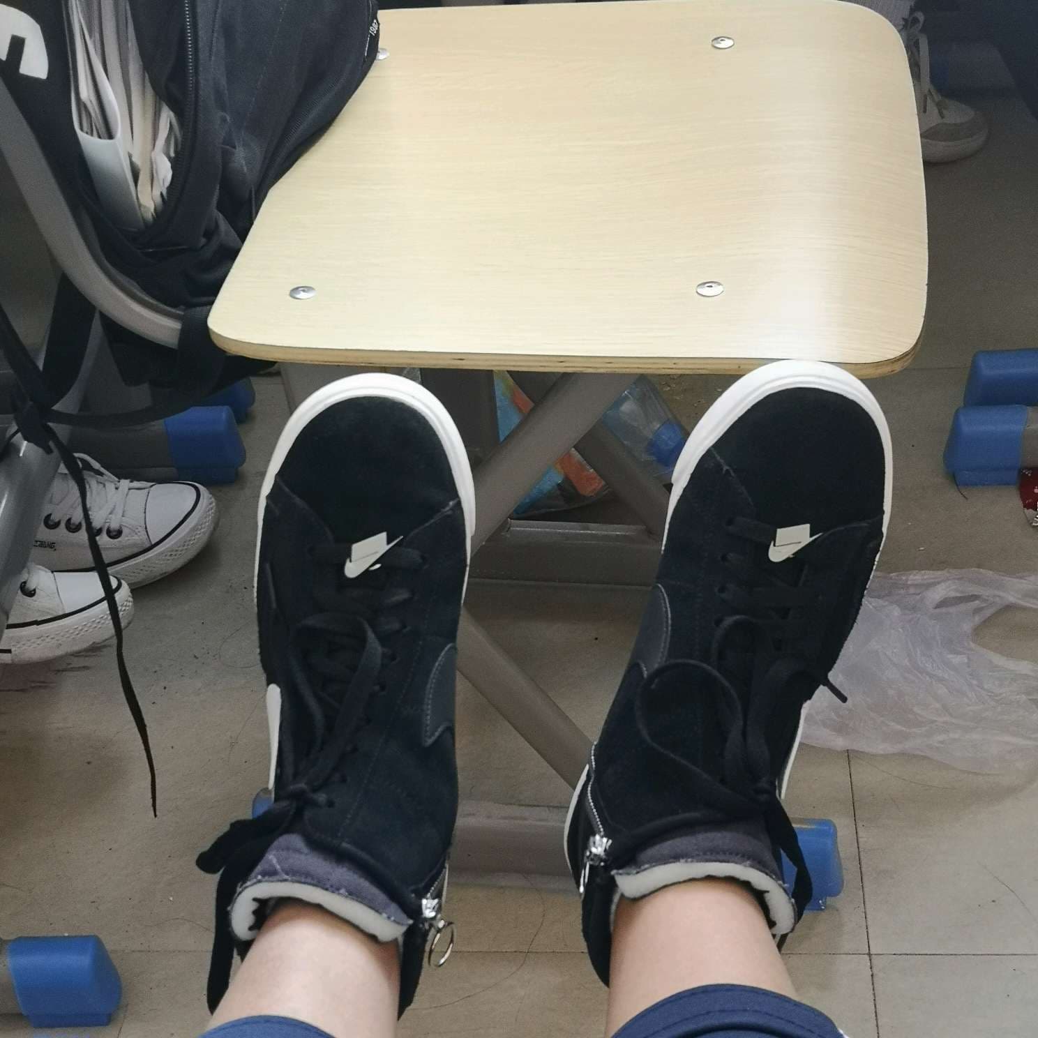Nike Blazer Mid Rebel Black White - фото покупателя Света