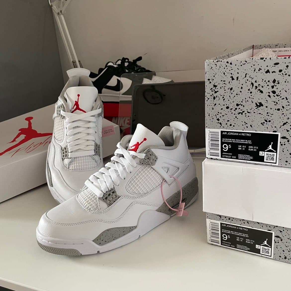Jordan Air Jordan 4 Retro "Tech White" - фото покупателя Костя