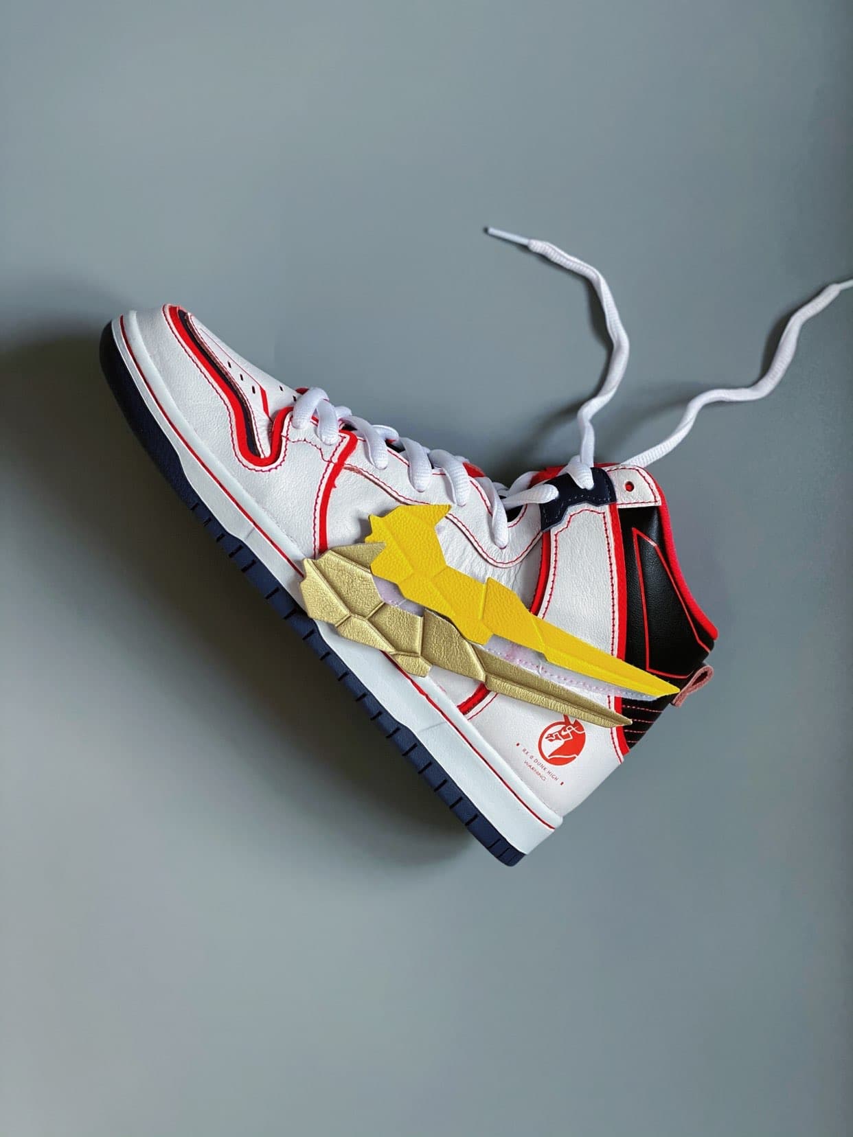 Gundam x Nike Dunk SB High Project Unicorn RX-0 - фото покупателя Дмитрий