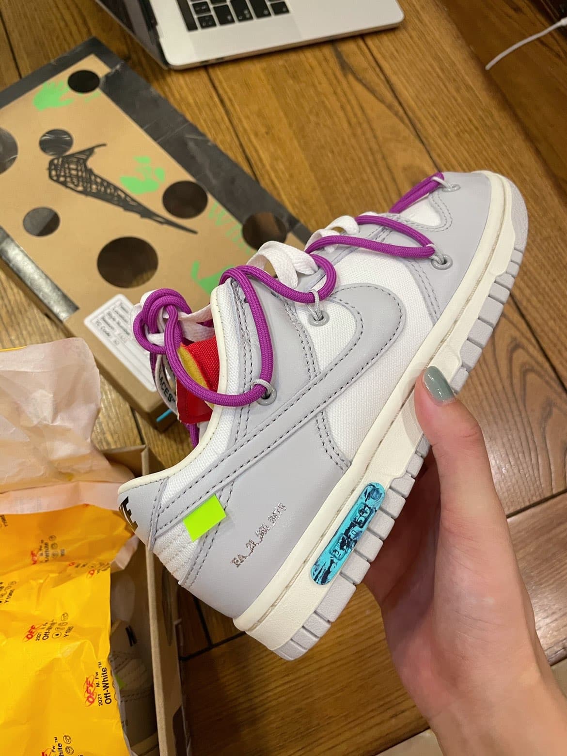 OFF-WHITE x Nike Dunk The 50 NO.45 - фото покупателя Лариса