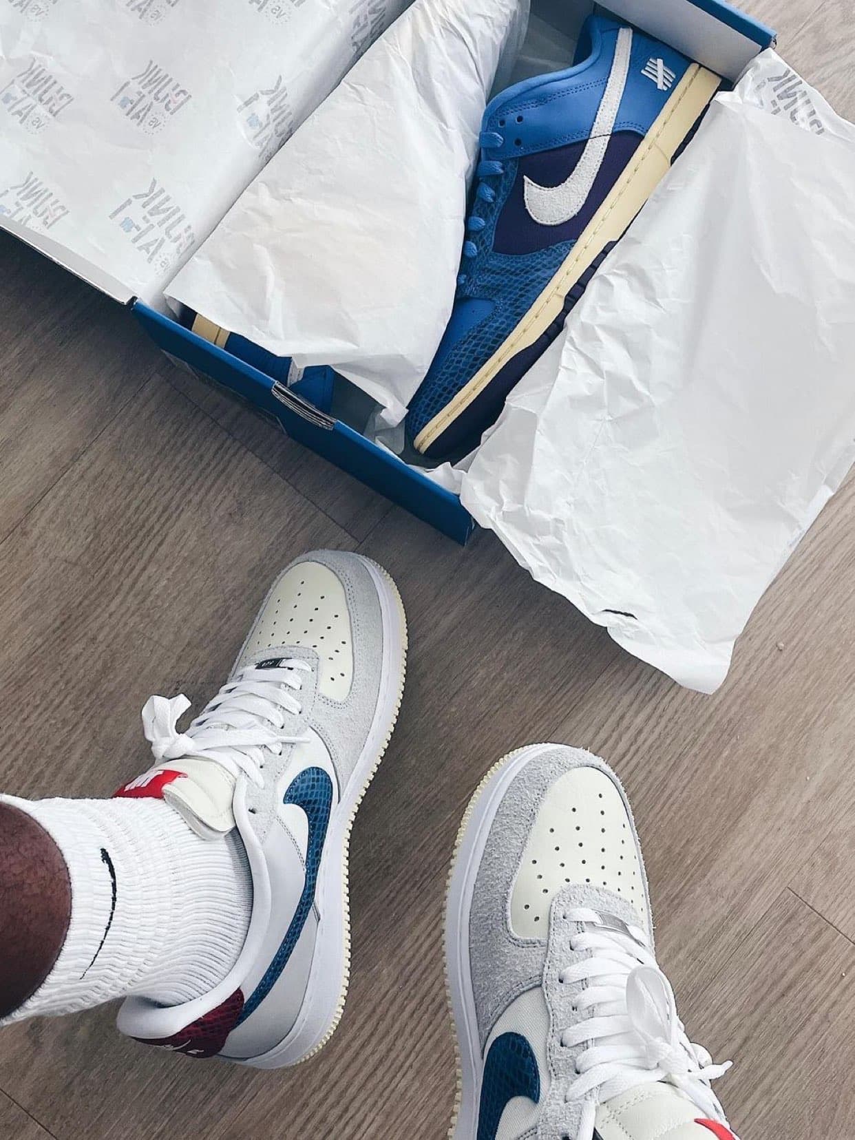UNDEFEATED x Nike Air Force 1 SP "5 On It" - фото покупателя Софья
