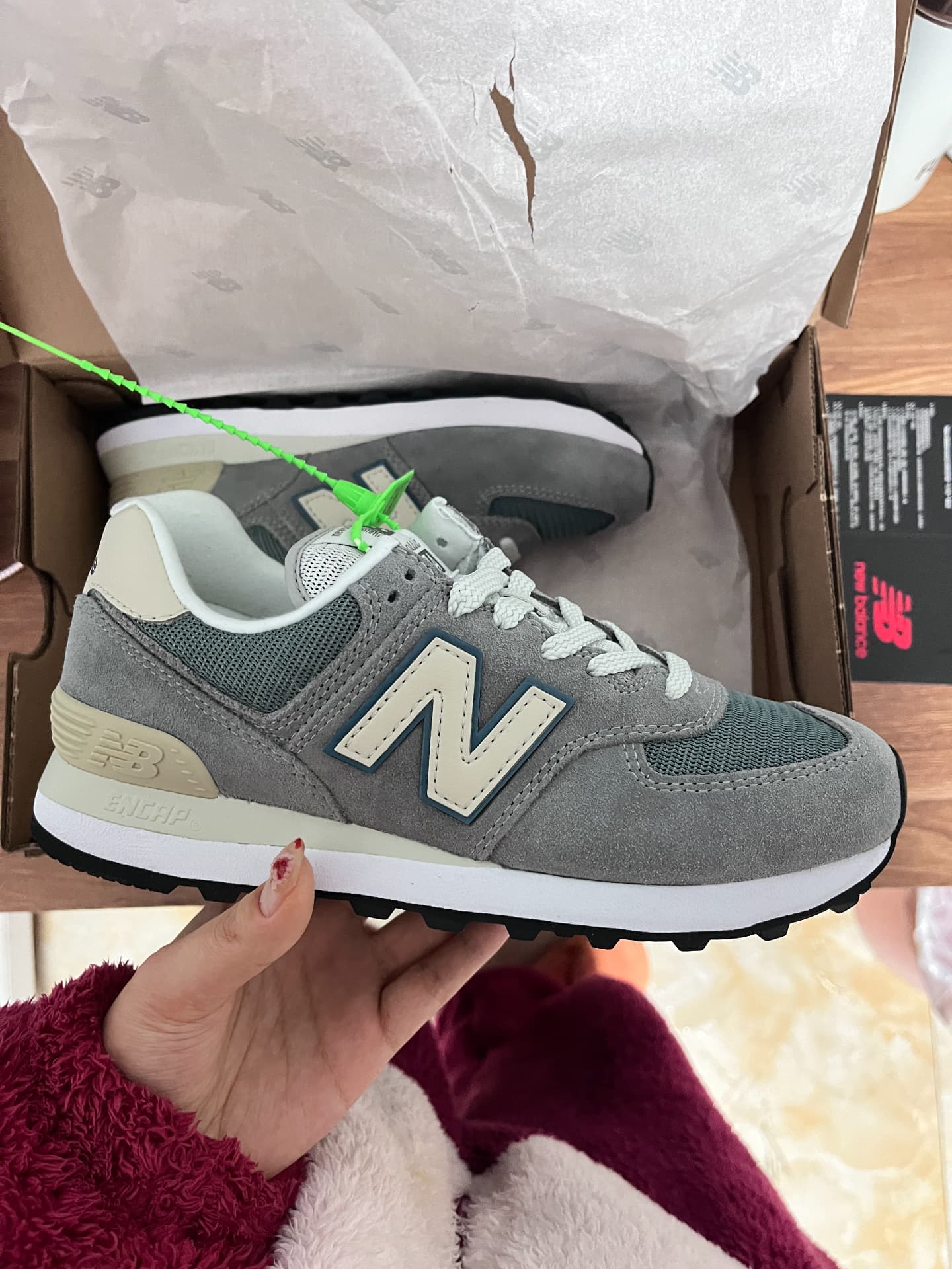 New Balance NB 574 v2 (полнота: D) - фото покупателя Борис