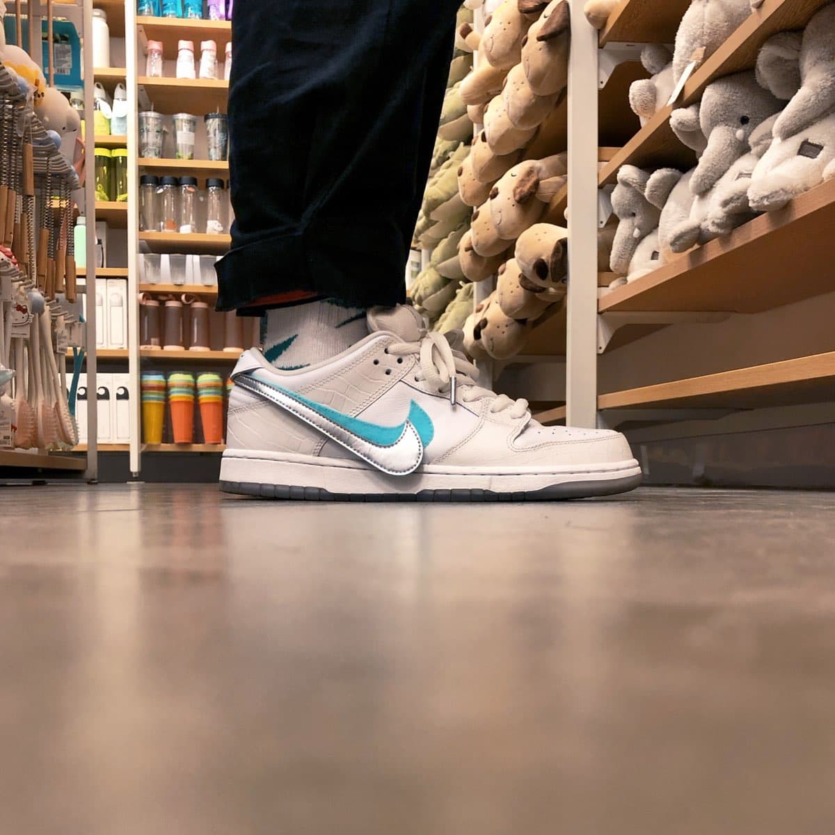 Nike Dunk SB white diamond - фото покупателя Олег