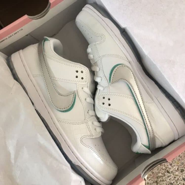 Nike Dunk SB white diamond - фото покупателя Федор