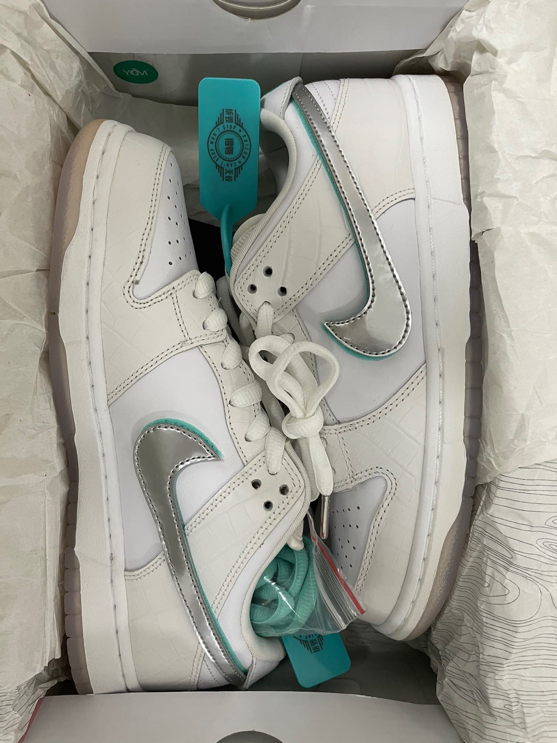 Nike Dunk SB white diamond - фото покупателя Марина