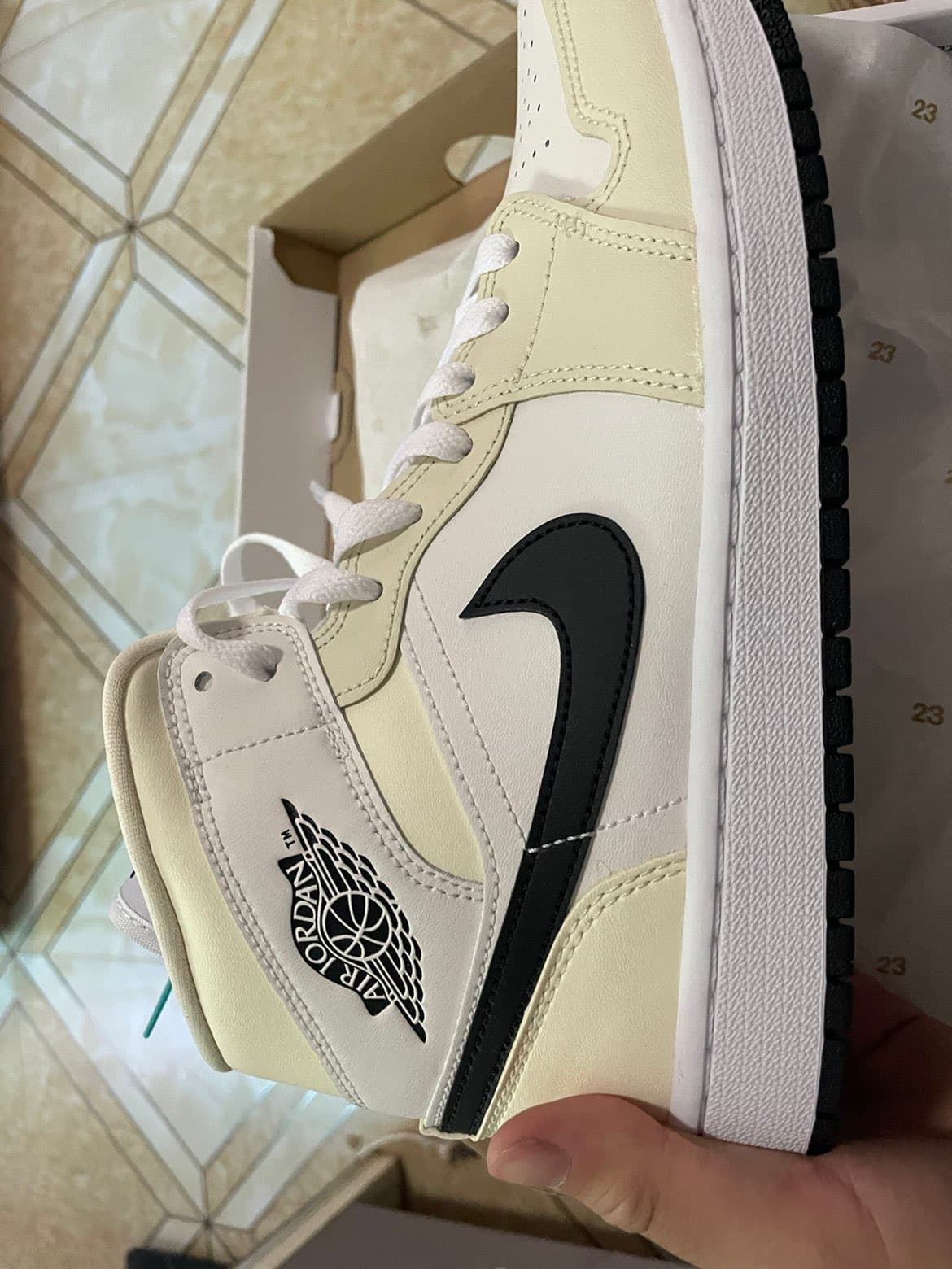 Jordan Air Jordan 1 mid "coconut milk" - photo of buyer Виталий