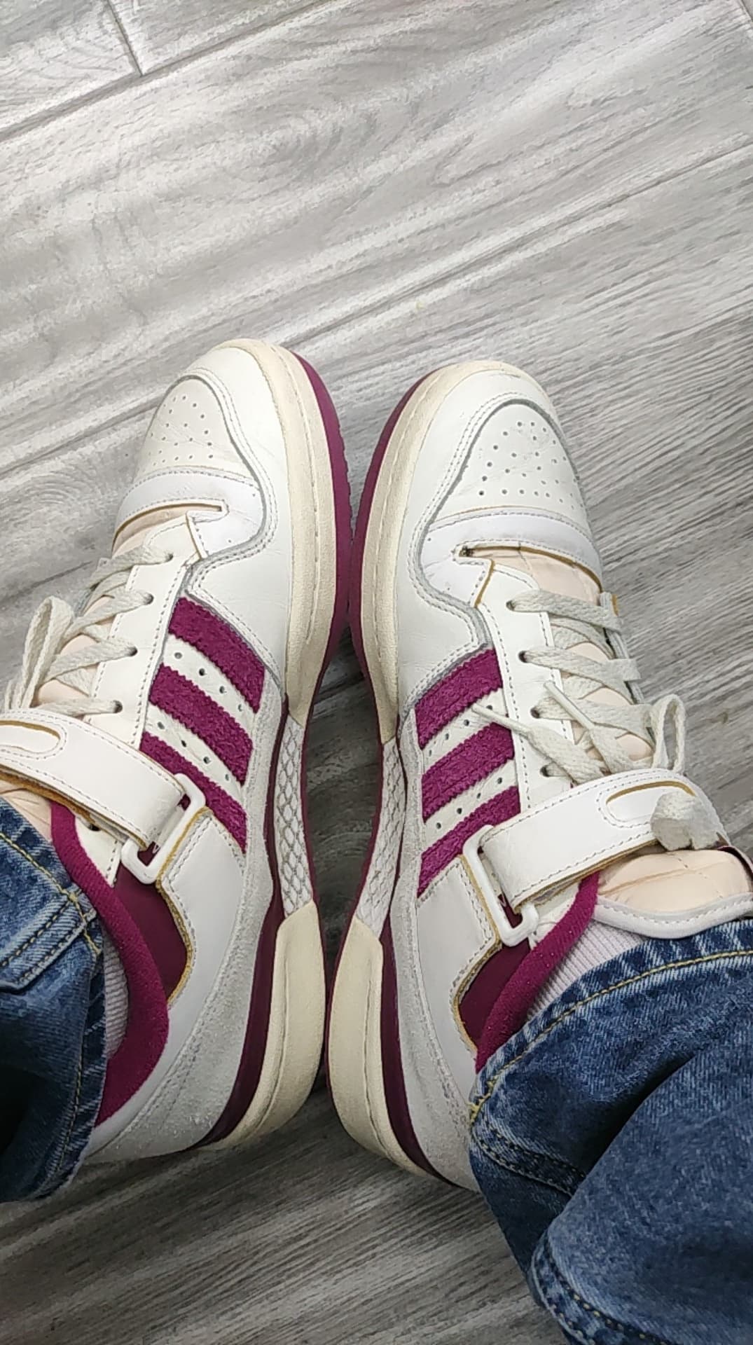 adidas originals FORUM 84 84 Low "power berry" - photo of buyer Инна
