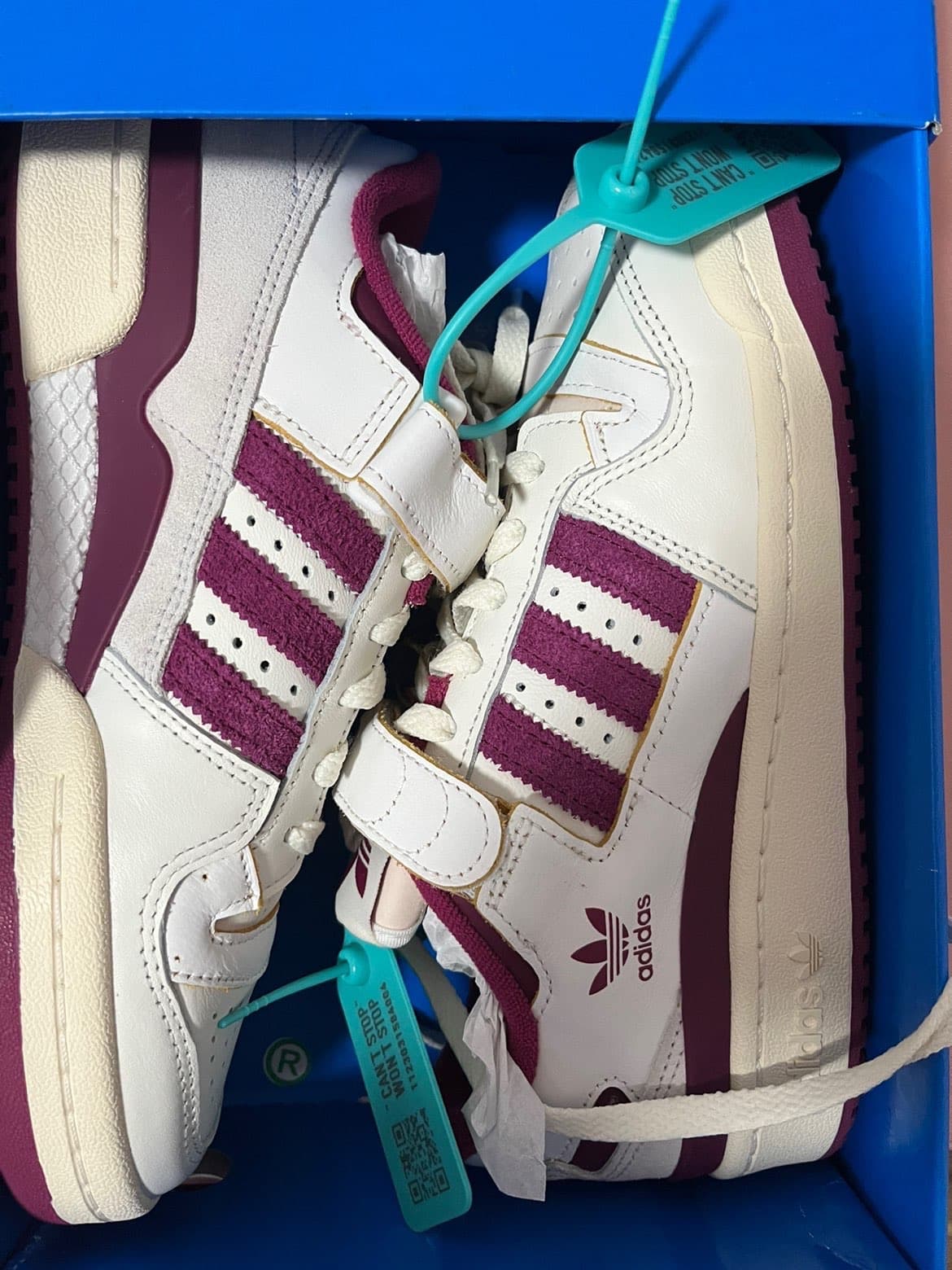 adidas originals FORUM 84 84 Low "power berry" - photo of buyer Люба
