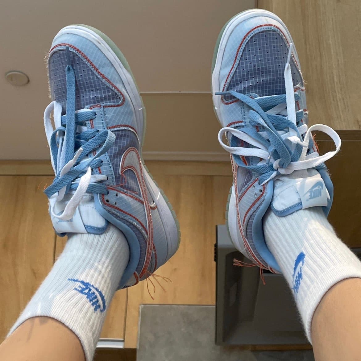 Union x Nike Dunk Low Argon - фото покупателя Алина