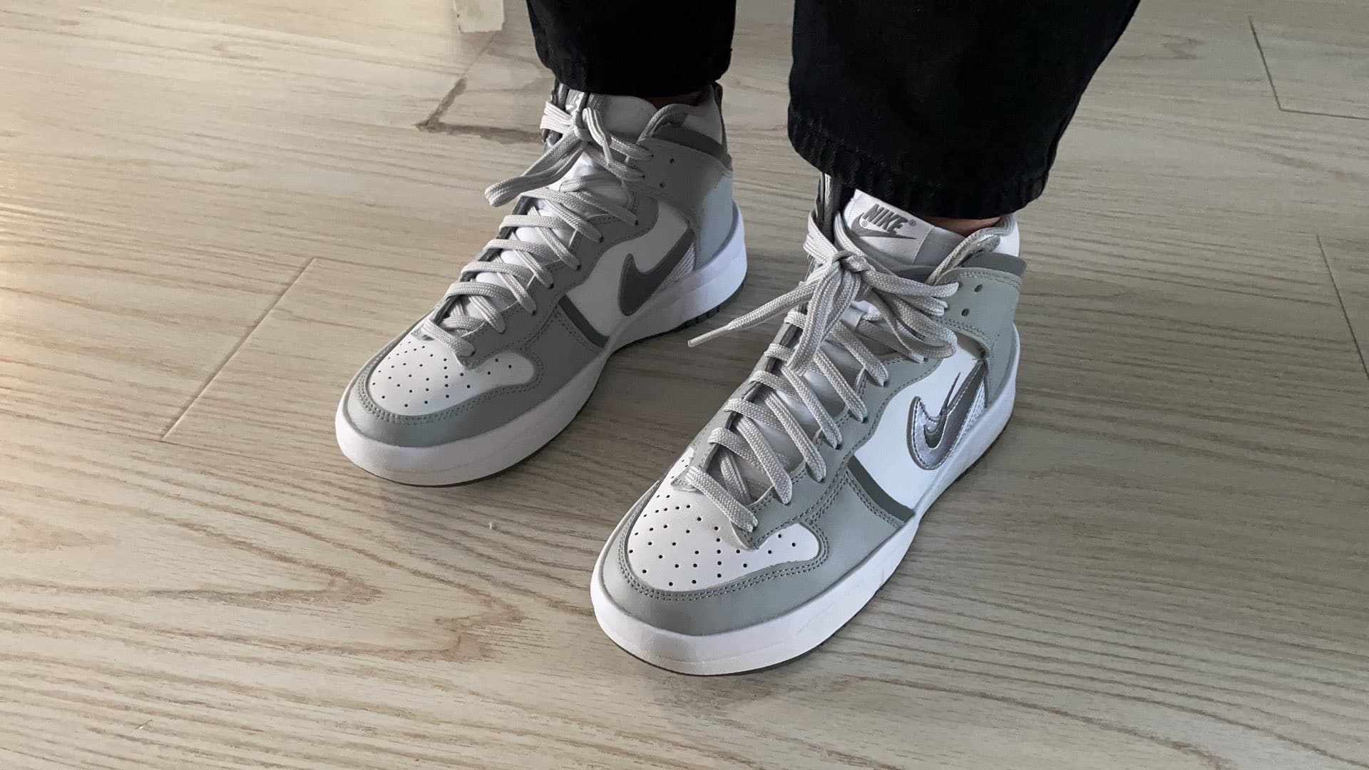 Nike Dunk High Up Light Smoke Grey - фото покупателя Олеся