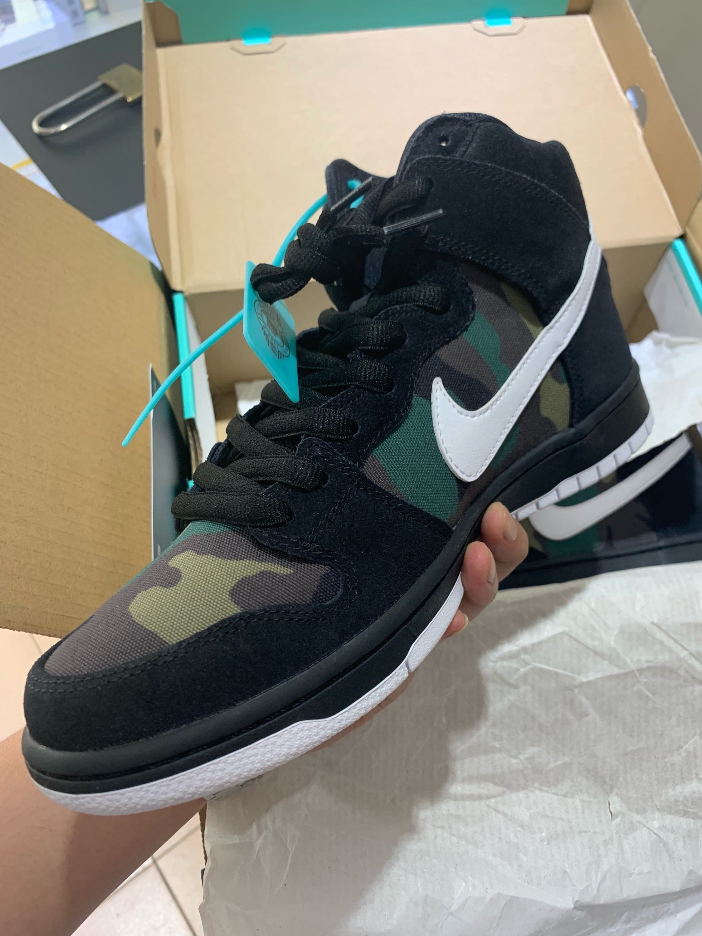 Nike Dunk SB High Camo - фото покупателя Михаил