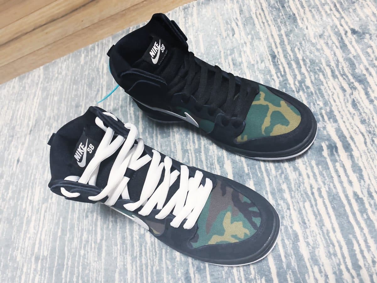 Nike Dunk SB High Camo - фото покупателя Олег