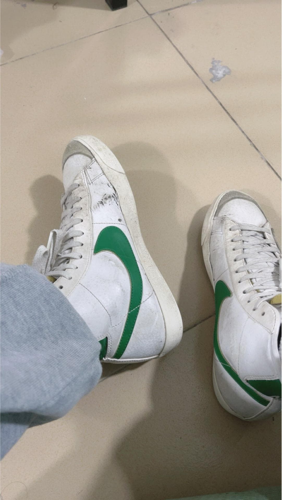 Nike Blazer Mid "77 Vintage Lucid Green - фото покупателя Алексей