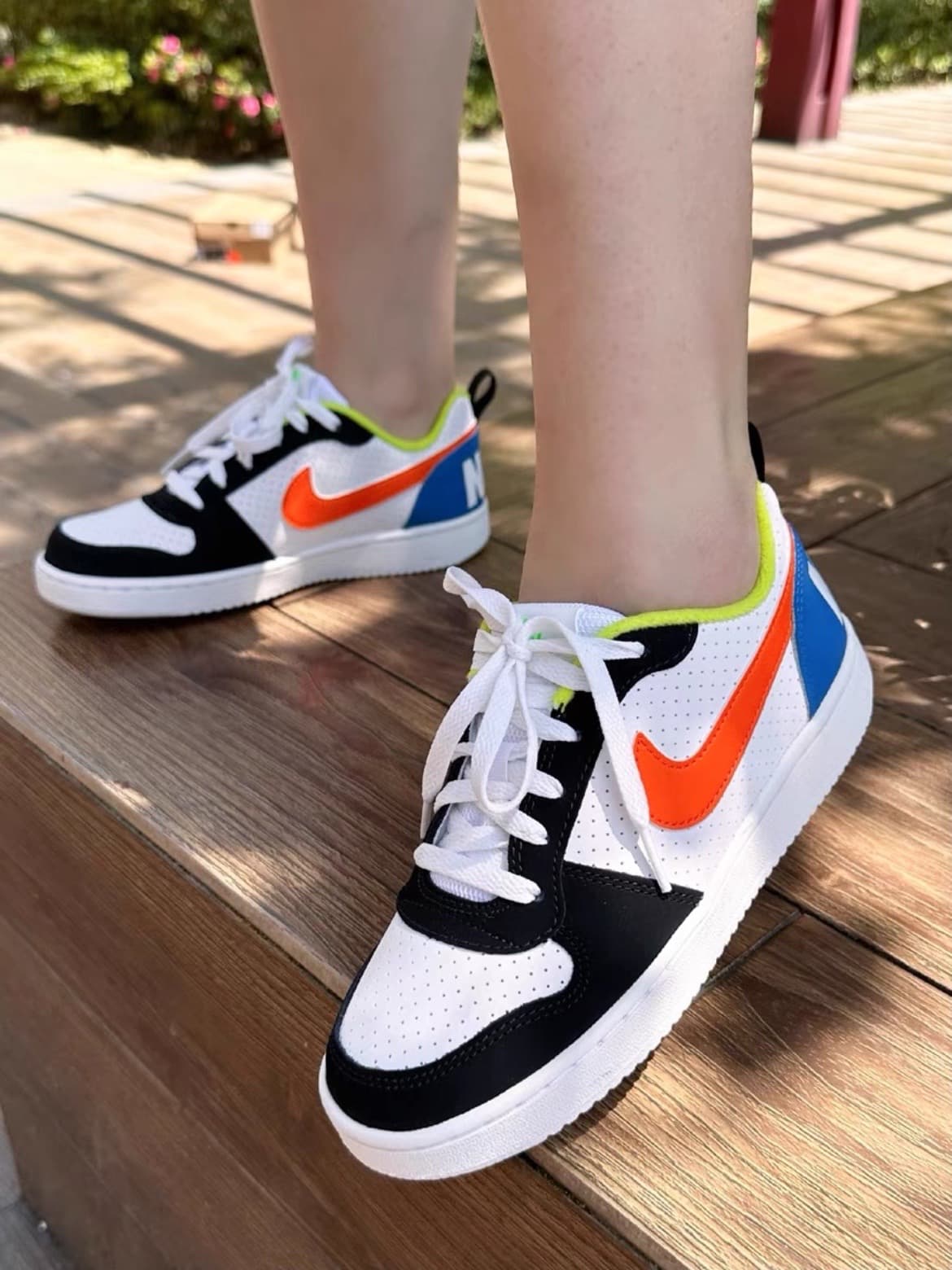 Nike Court Borough Low GS "White Orange" - фото покупателя Лариса