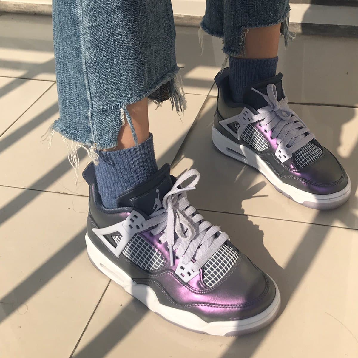 Jordan Air Jordan 4 "Monsoon Blue" - фото покупателя Ксения