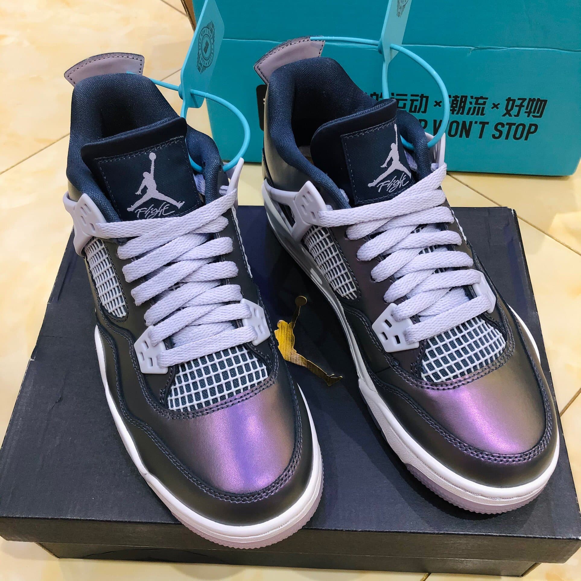 Jordan Air Jordan 4 "Monsoon Blue" - фото покупателя Алексей