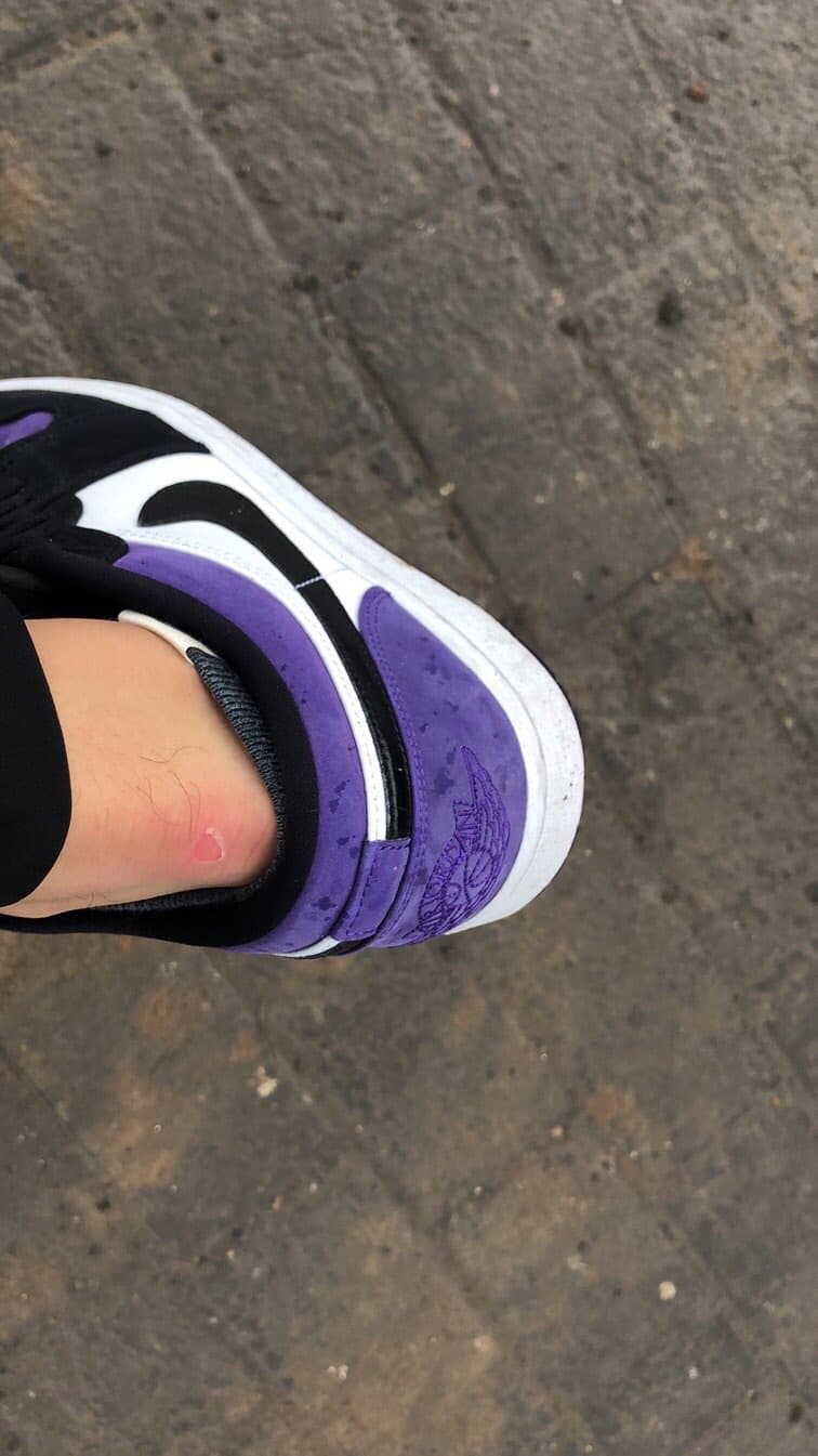 Jordan Air Jordan 1 Low Court Purple - фото покупателя Клавдия