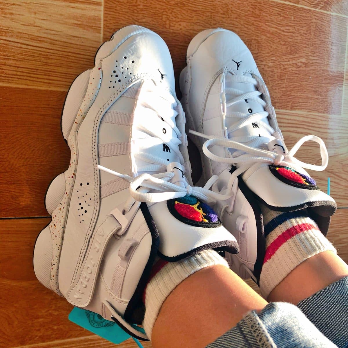 Jordan Air Jordan 6 Rings Confetti - фото покупателя Клавдия