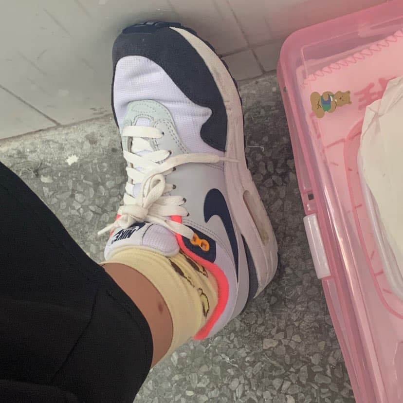 Nike Air Max 1 Midnight Navy Pink - фото покупателя Люда