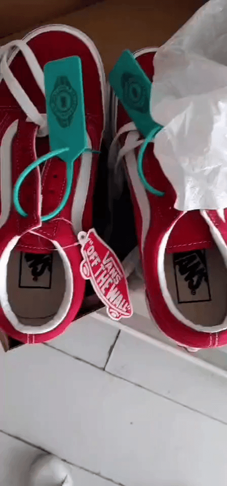 Vans Old Skool Racing Red - фото покупателя Саша