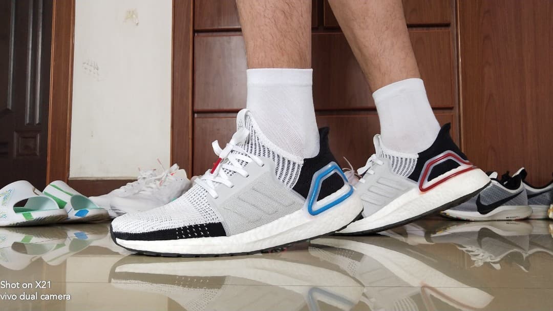 adidas Ultra Boost 19 White Royal - фото покупателя Юрий