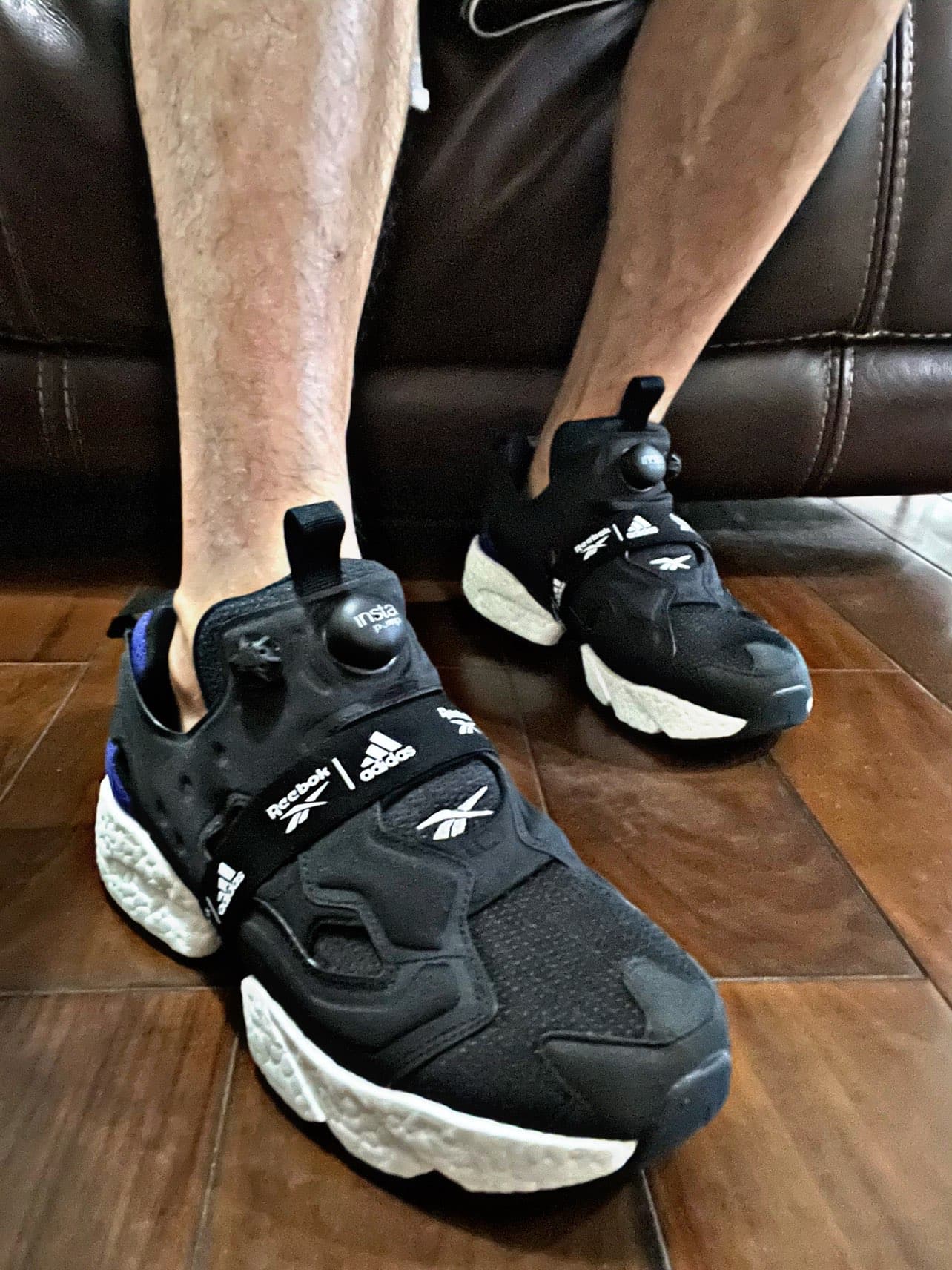 adidas x Reebok Instapump Fury BOOST Black - фото покупателя Денис