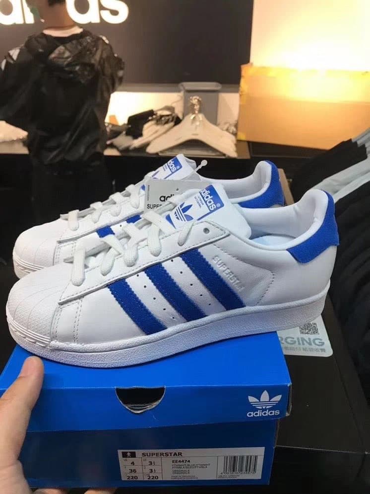 adidas originals Superstar White Blue - photo of buyer Георгий