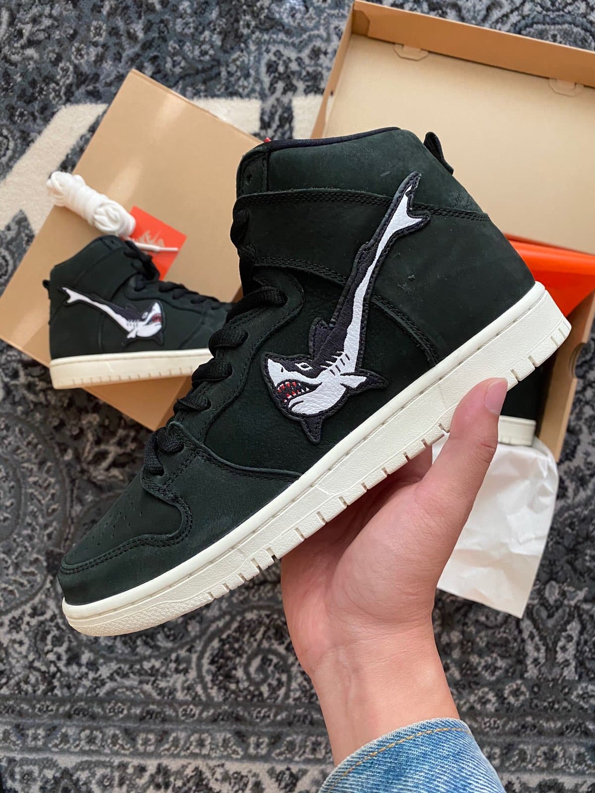Nike Dunk SB Oski x SB "Black Shark" - photo of buyer Леонид