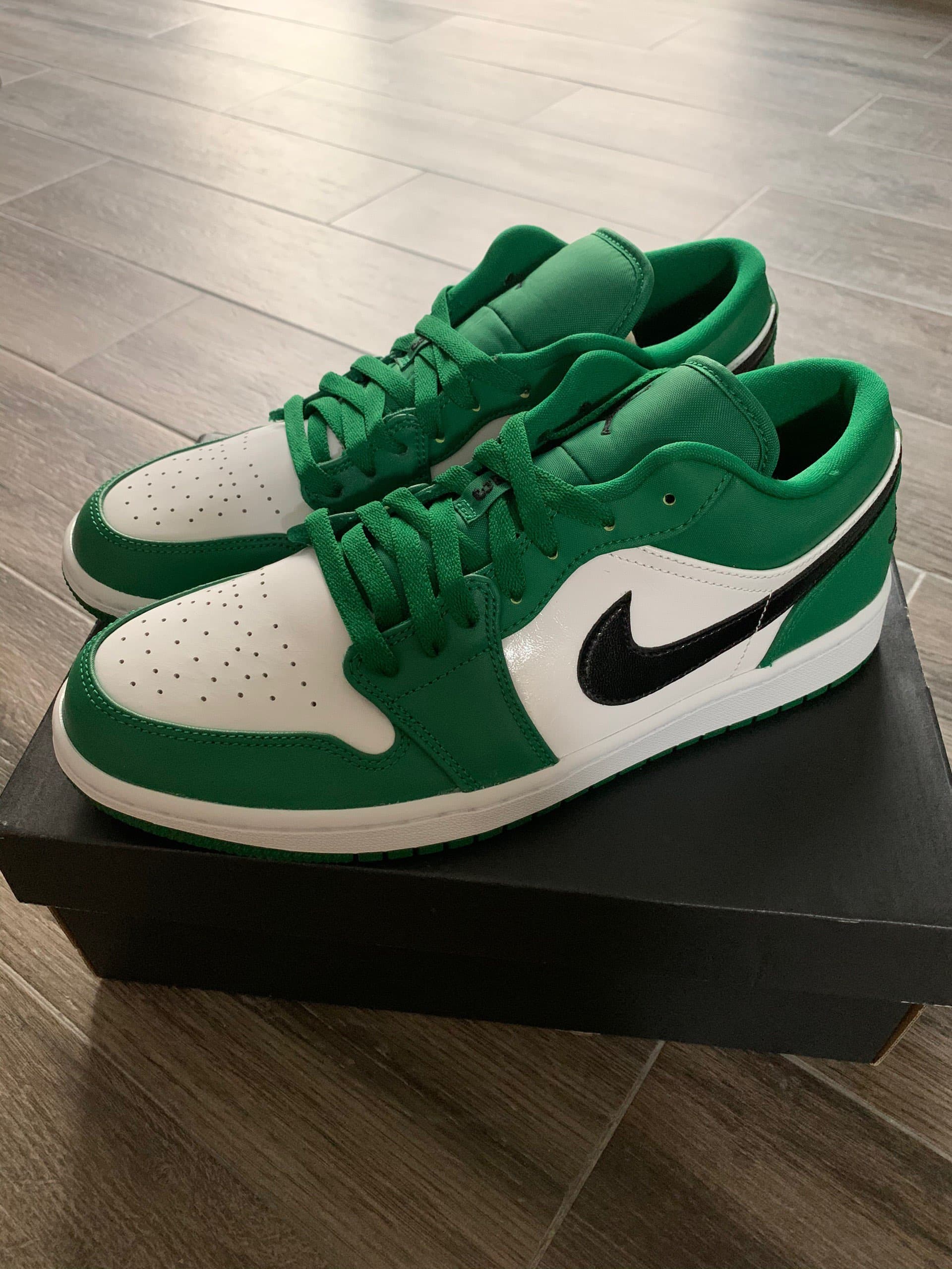 Jordan Air Jordan 1 Low GS Pine Green - фото покупателя Никита