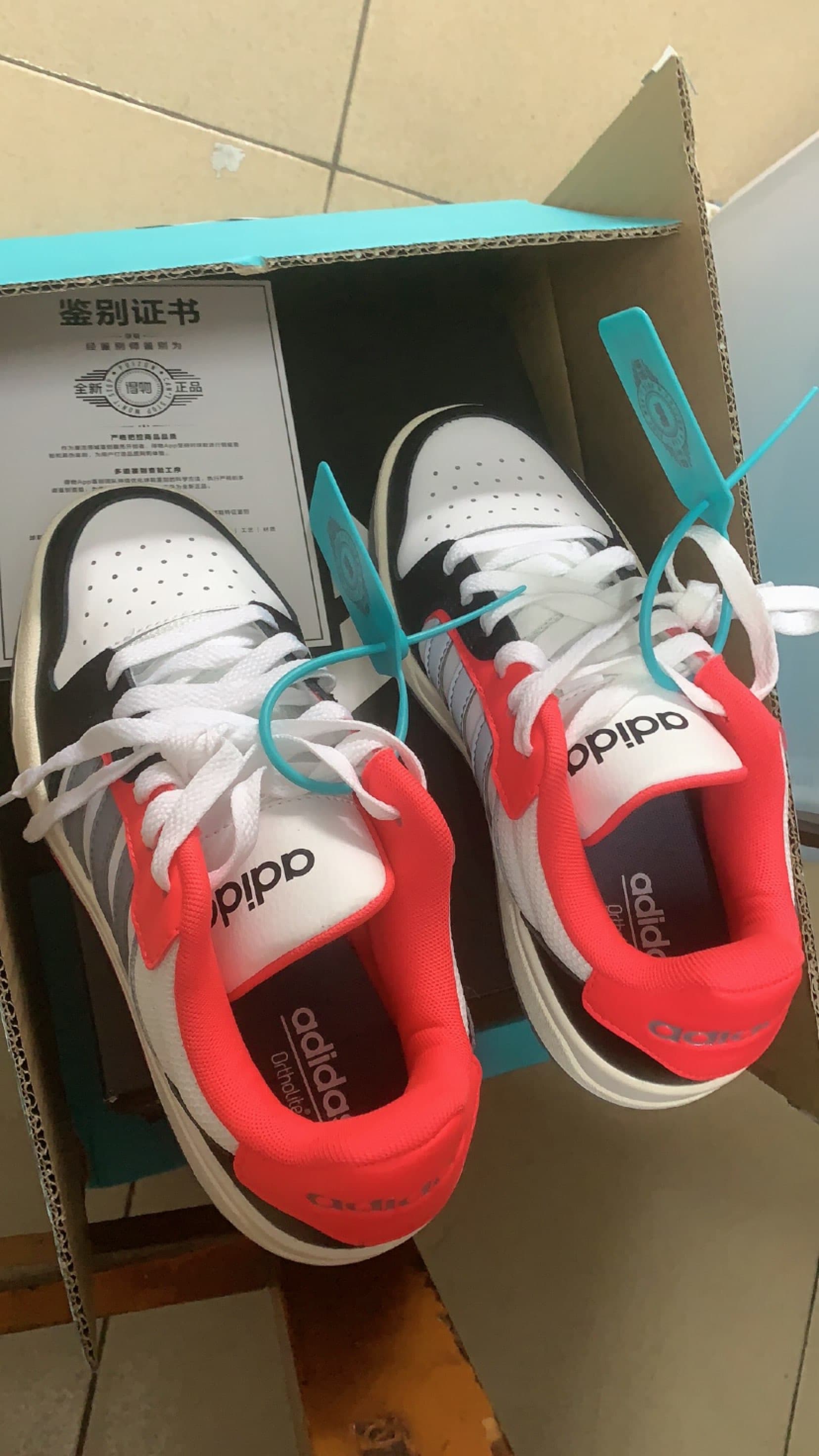 adidas neo Entrap White Shock Red - фото покупателя Жанна