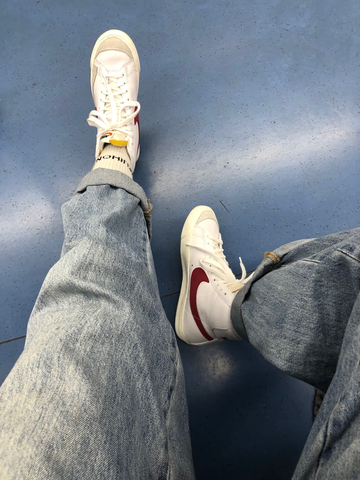 Nike Blazer 77 Mid Vintage White Worn Brick - photo of buyer Юрий