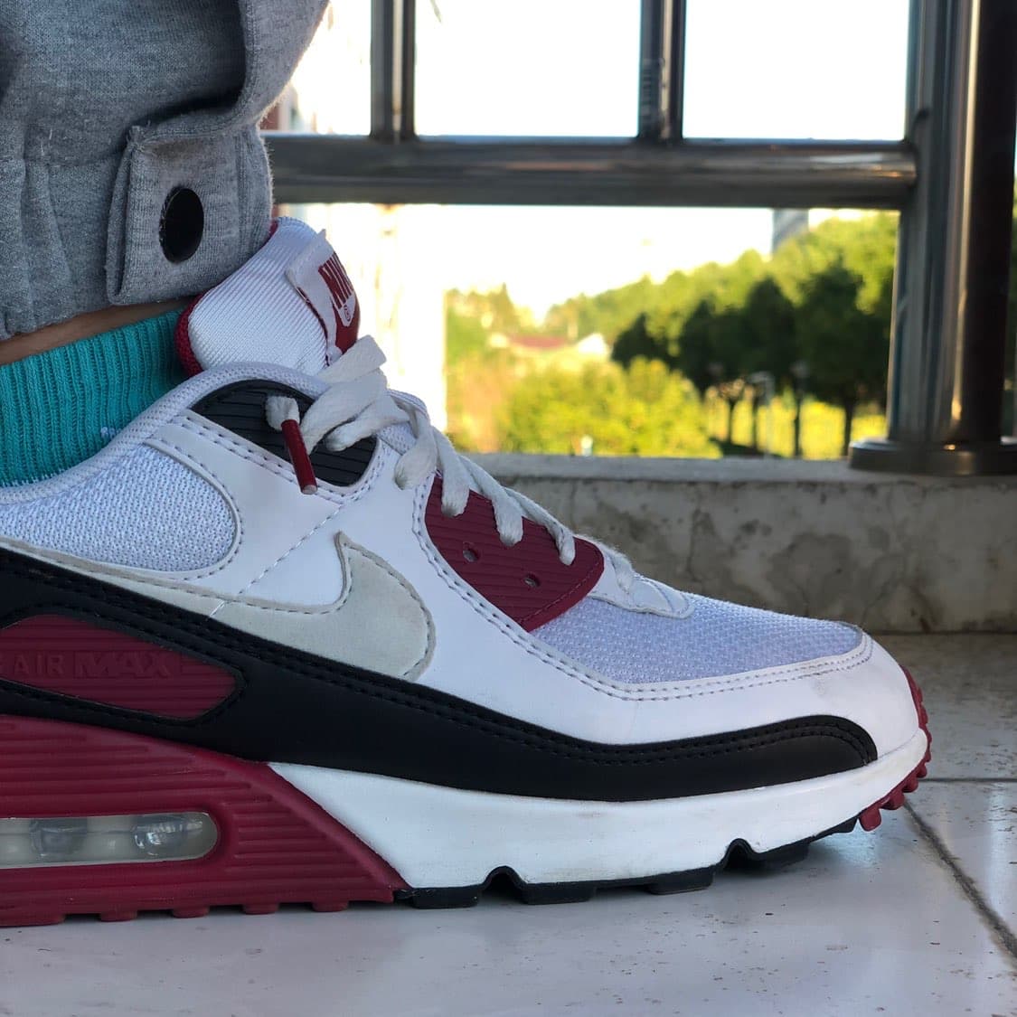 Nike Air Max 90 New Maroon - фото покупателя Катя