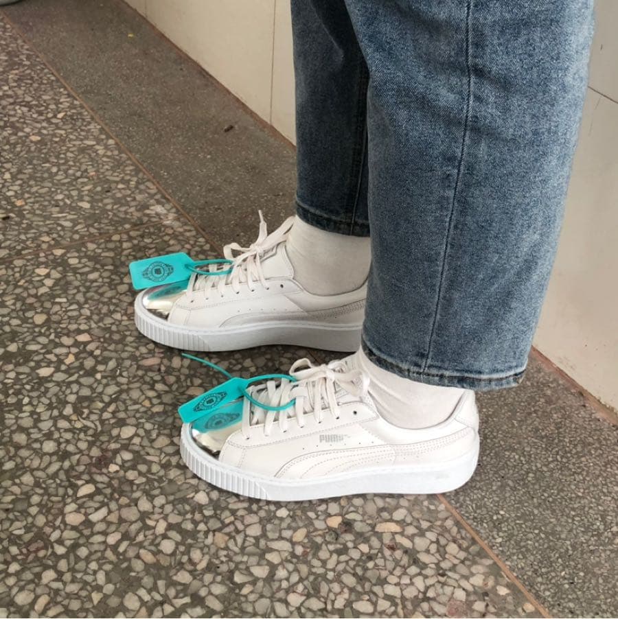 PUMA Basket Platform Metallic - фото покупателя Людмила