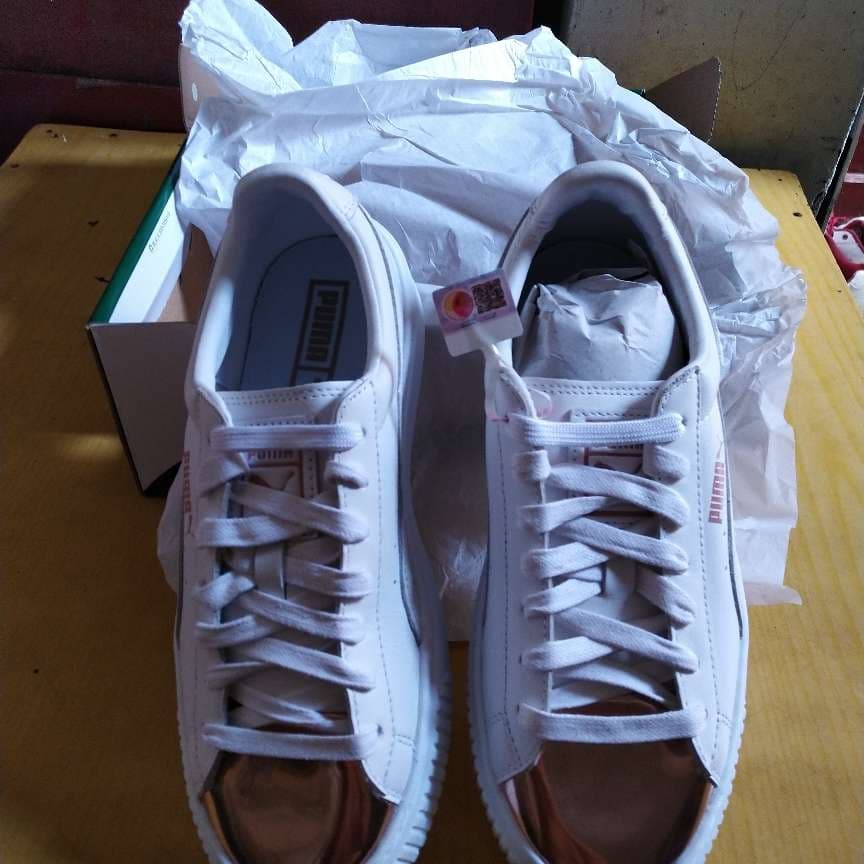 PUMA Basket Platform Metallic - фото покупателя Лена