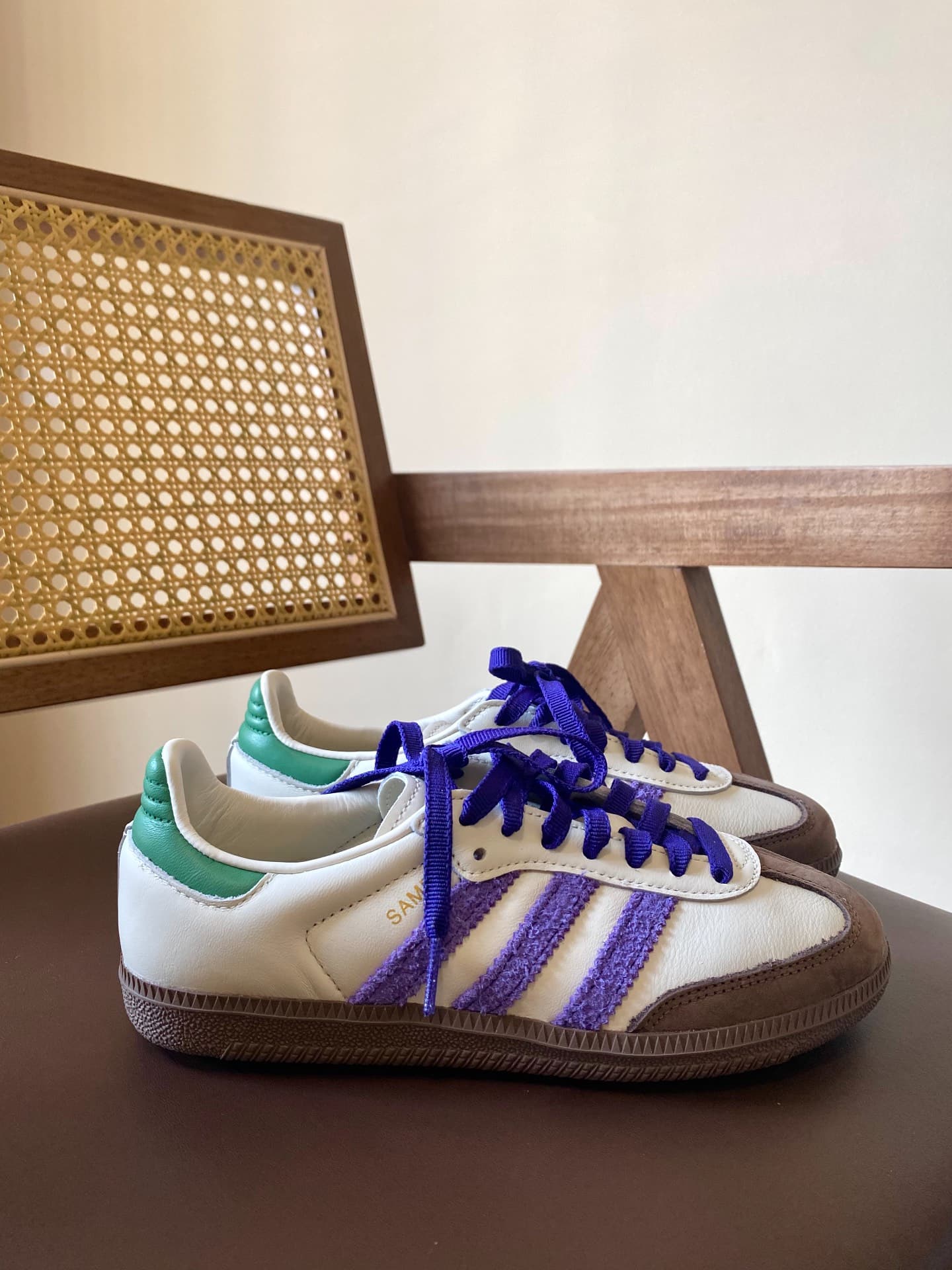 Adidas originals Samba OG "Off White Core Purple Green Brown" - photo of buyer Кристина