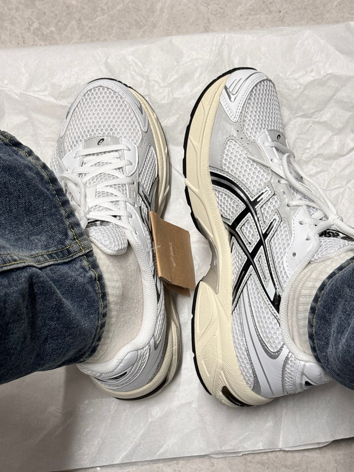 Asics Gel-1130 "White Cloud Grey" - фото покупателя Николай