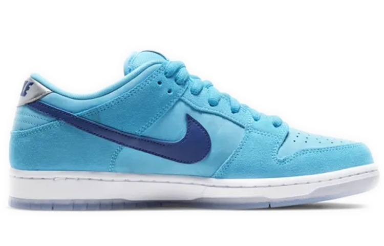 Nike Dunk SB Pro "blue fury" - вид с внутренней стороны