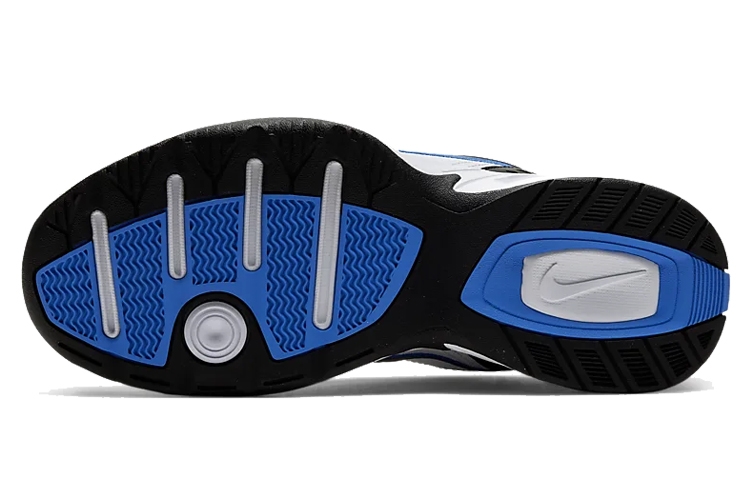 Nike Air Monarch IV Black White Royal Blue - вид 6
