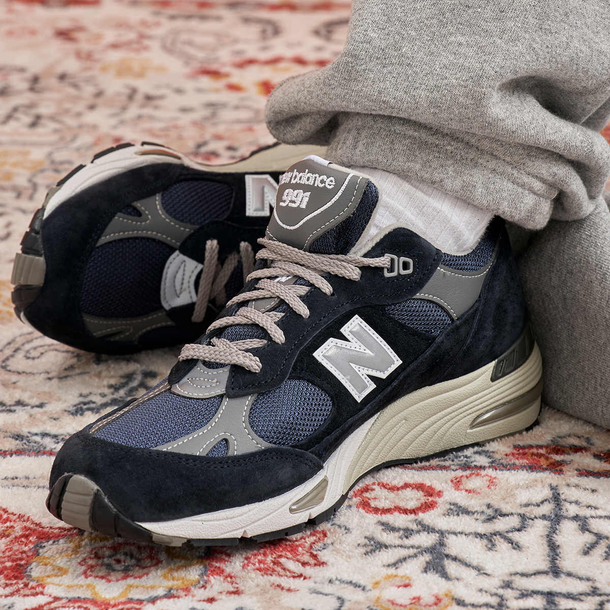 New Balance 991 Kith Navy (полнота: D) - вид 6