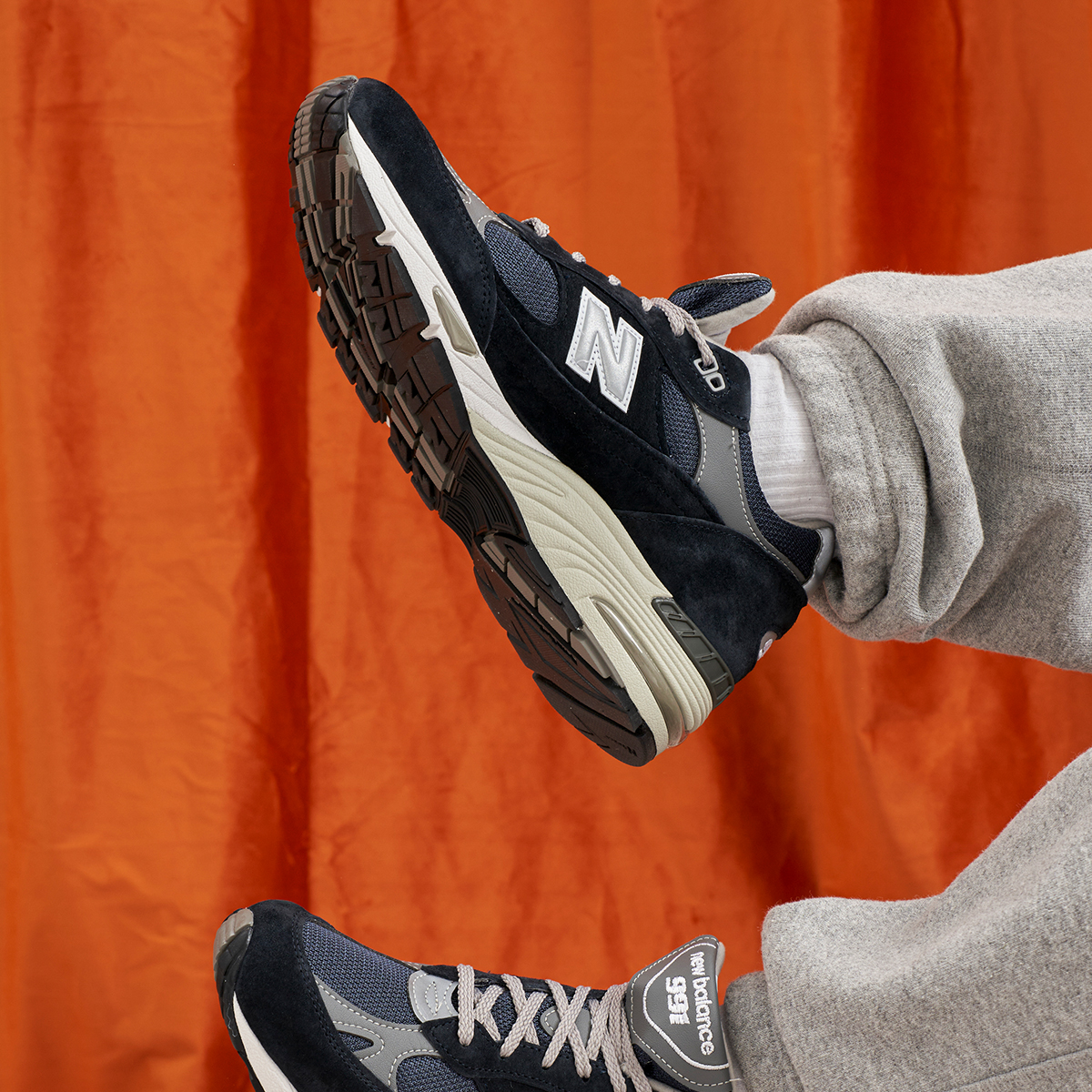 New Balance 991 Kith Navy (полнота: D) - вид 8
