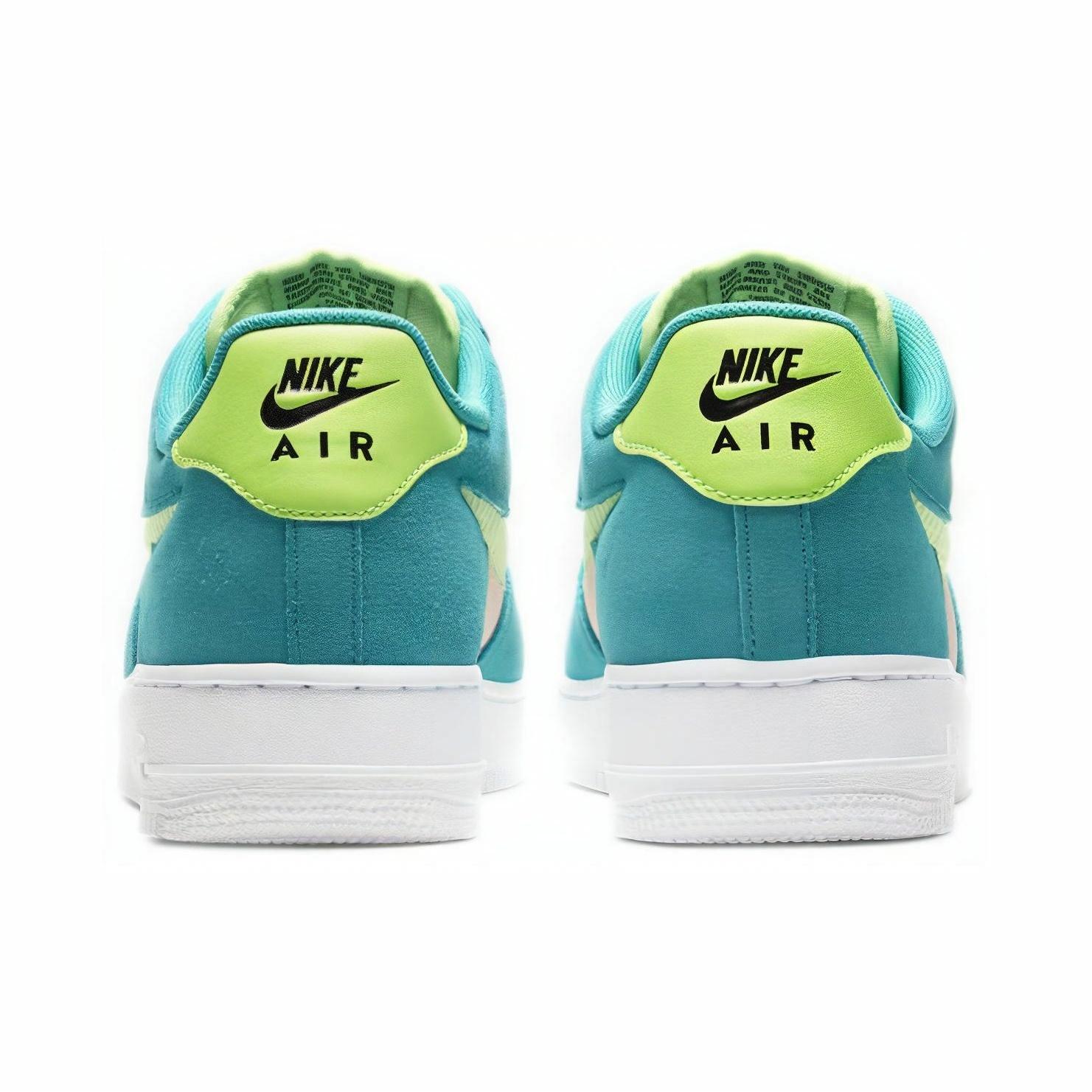 Nike Air Force 1 Oracle Aqua - вид сзади