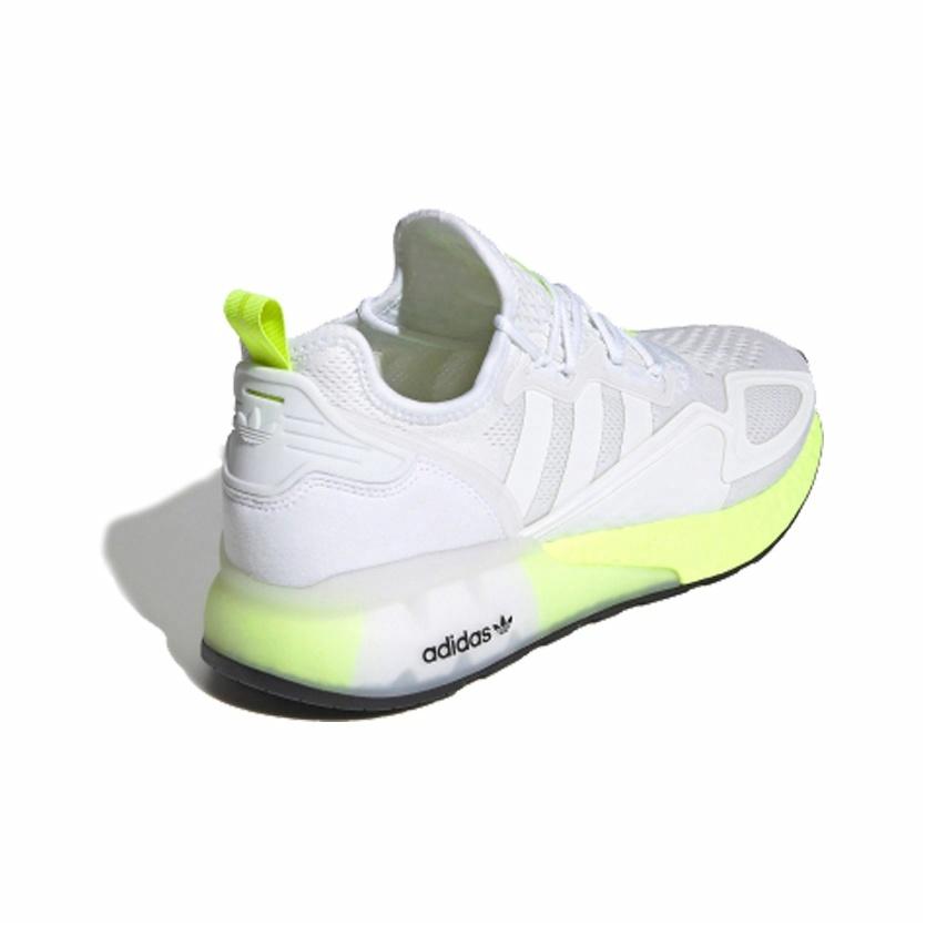 adidas originals ZX 2K Boost Cloud White Solar Yellow - вид сзади