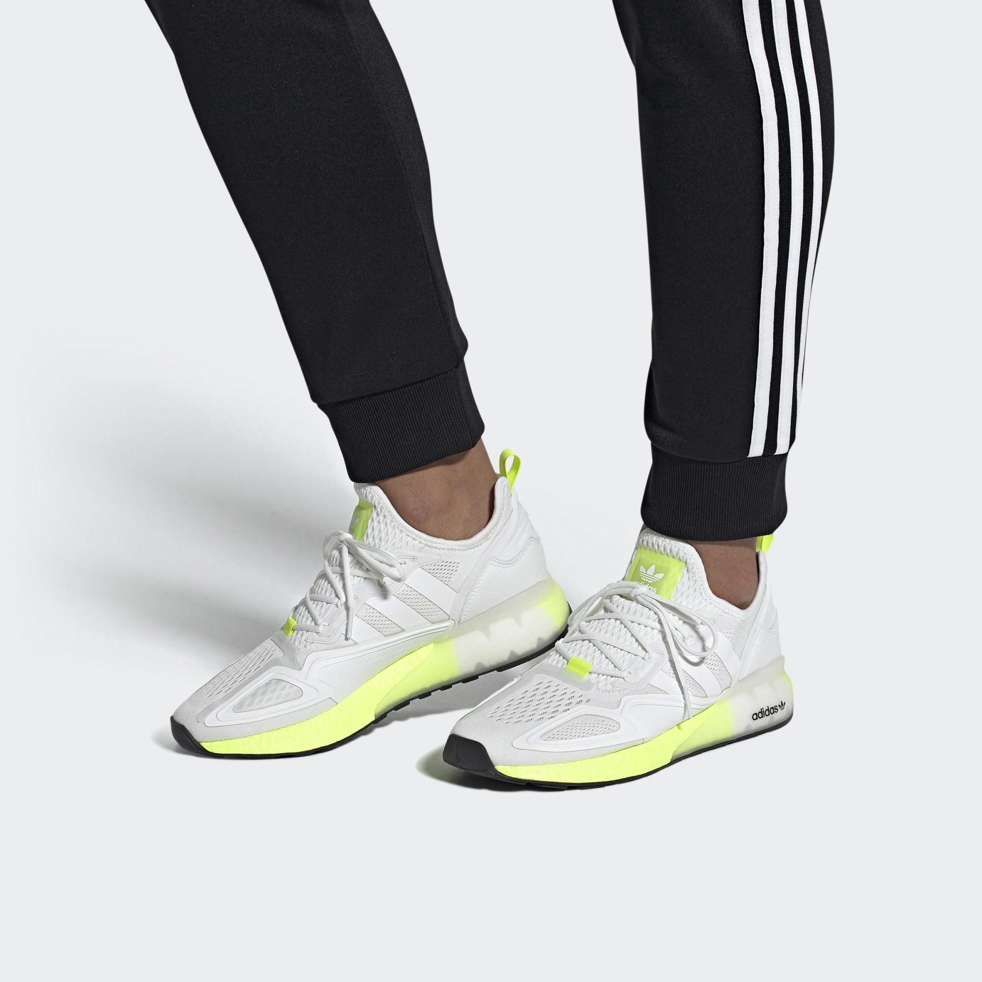 adidas originals ZX 2K Boost Cloud White Solar Yellow - вид 7