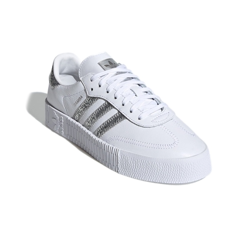adidas originals Samba Rose White Silver - вид спереди