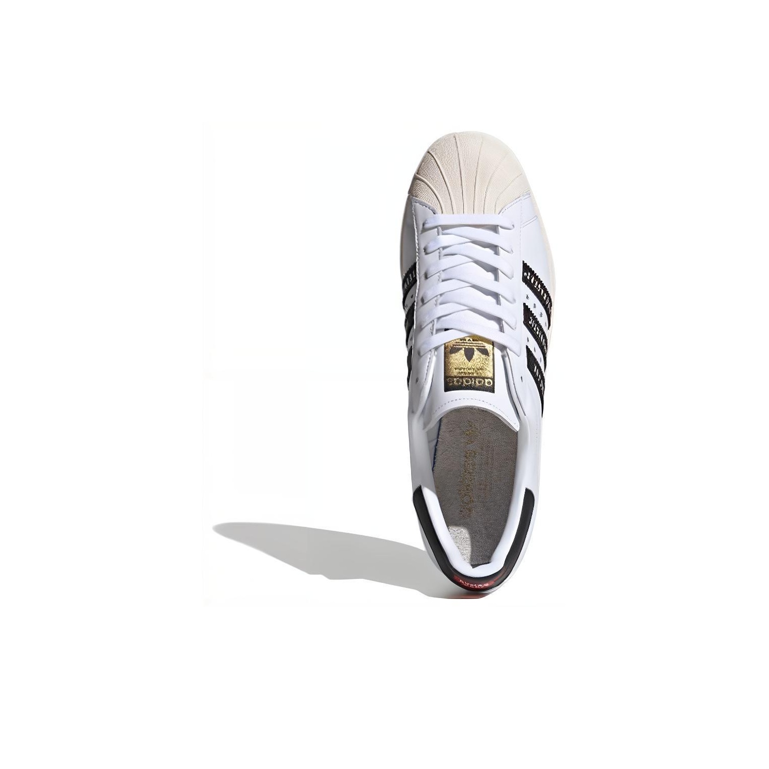 Human Made x adidas originals Superstar "Gears For Futuristic Teenagers - White Black" - вид сзади